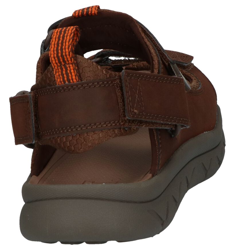 Caterpillar Sandales en Brun foncé en simili cuir (238285)