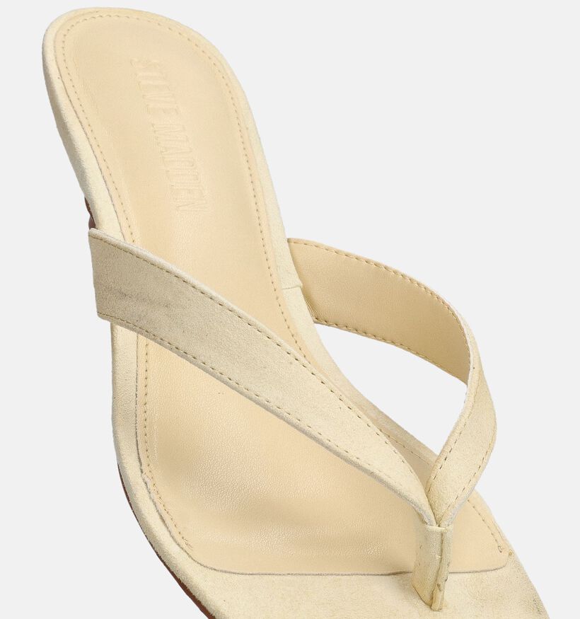 Steve Madden Tracie Lichtgele Slippers met hak voor dames (372099)