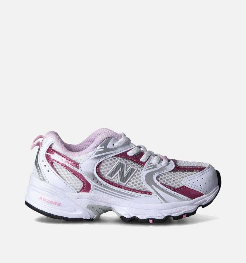 New Balance PZ 530 Baskets en Blanc pour filles (350575) - pour semelles orthopédiques