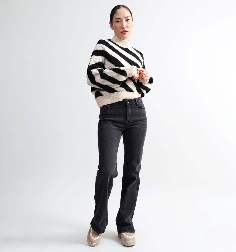 JDY Klara Pull rayé en Vert pour femmes (337238)