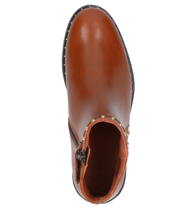Hampton Bays Chaussures hautes en Cognac en cuir (260992)