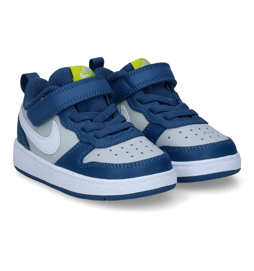Nike Court Borough Baskets en Blanc pour garçons, filles (340221)