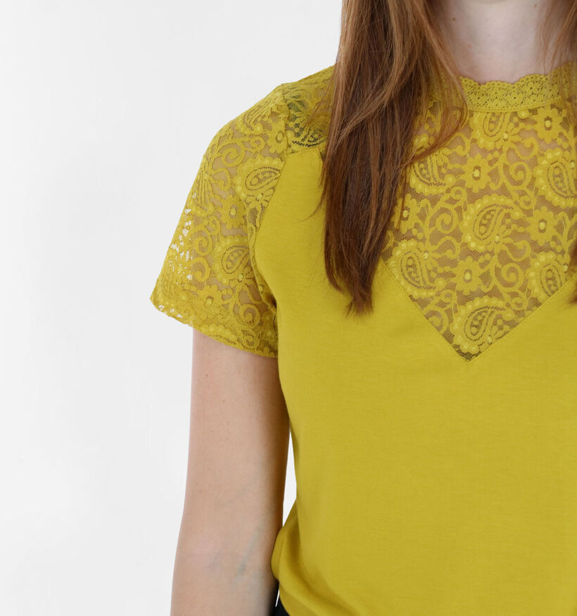 Tramontana T-shirt en Jaune (282003)