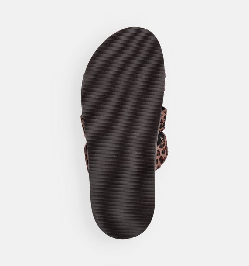 Les Tropeziennes Chyrel Leopard Nu-pieds en Brun pour femmes (373212)