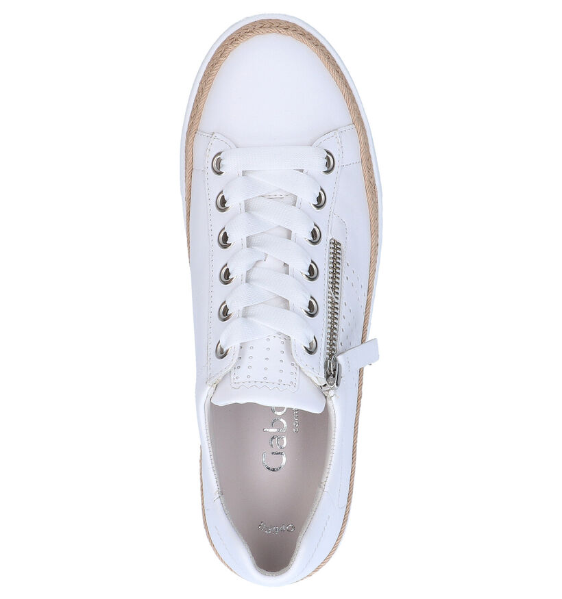 Gabor OptiFit Chaussures à Lacets en Blanc en cuir (271550)