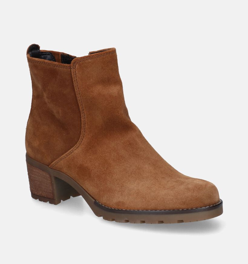 Comfort Bottines à talons en Cognac pour femmes (312478)