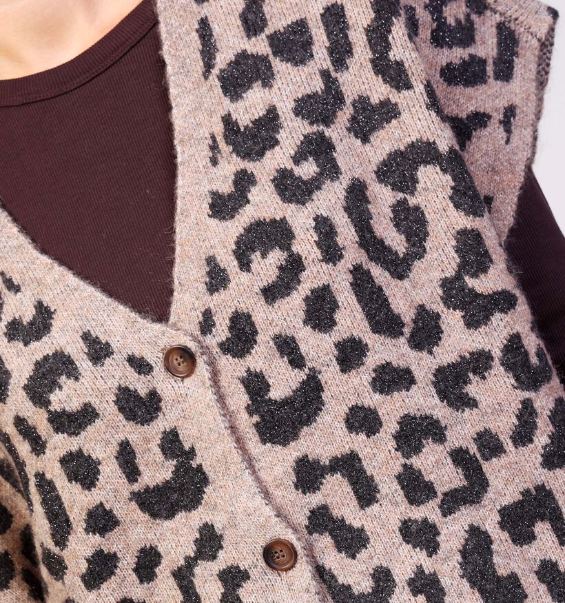 Deeluxe Original Nerile Gilet en Marron pour femmes (365460)