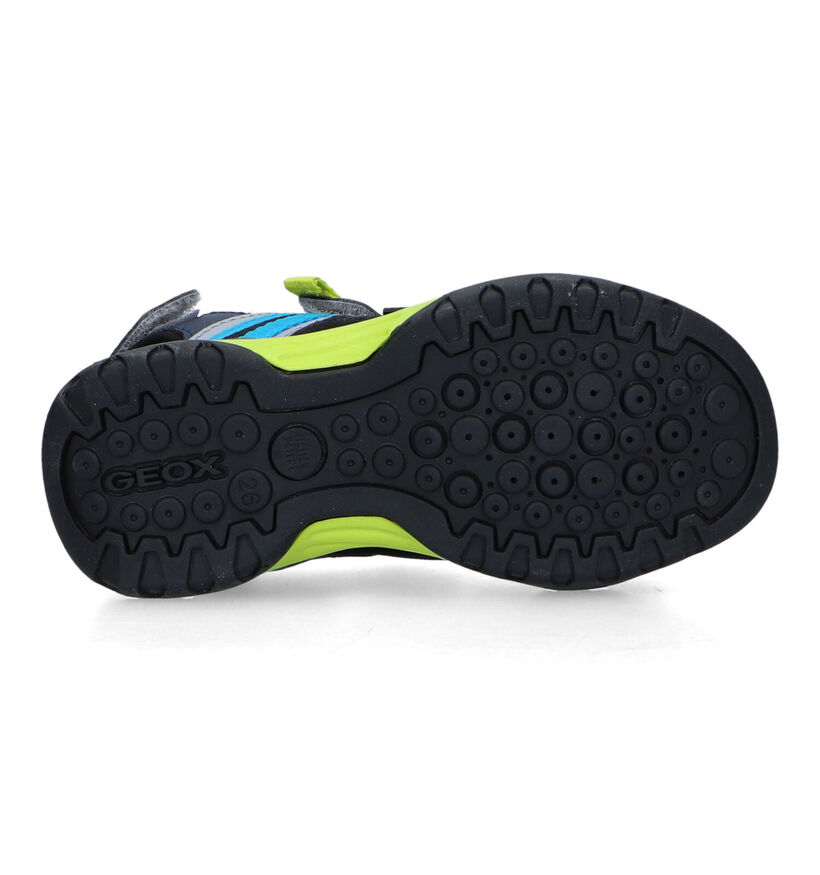 Geox Borealis Blauwe Sandalen in kunstleer (320624)