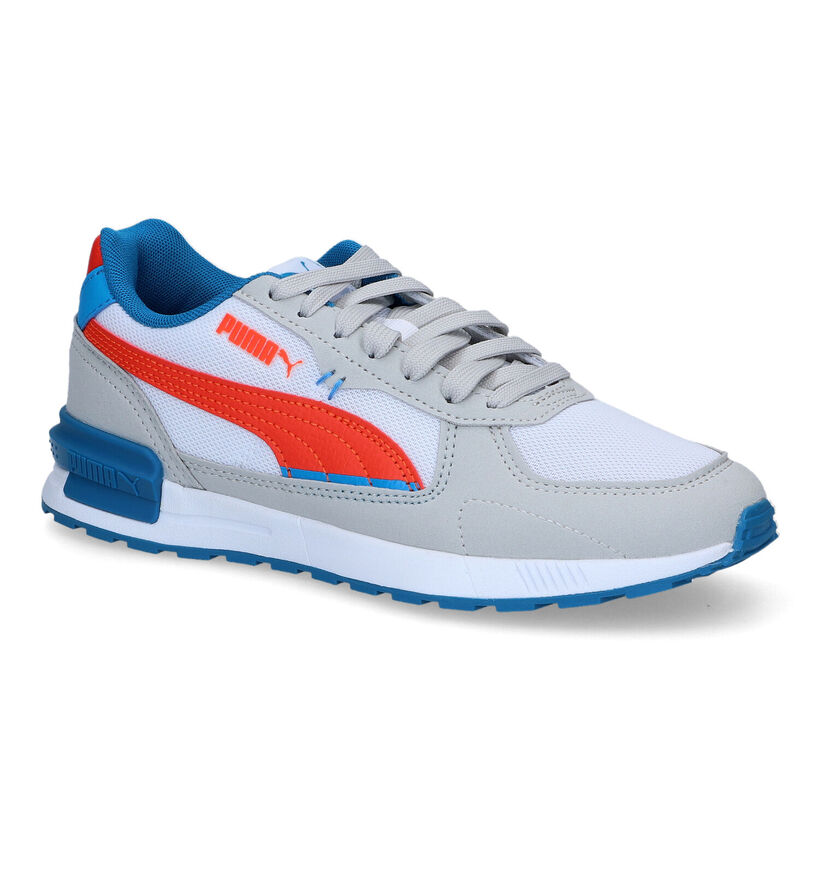 Puma Graviton JR Grijze Sneakers voor jongens (307181) - geschikt voor steunzolen