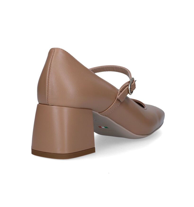 NeroGiardini Camel Pumps met blokhak voor dames (330211)