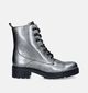 Gabor OptiFit Zilveren Bottines voor dames (348074) - geschikt voor steunzolen