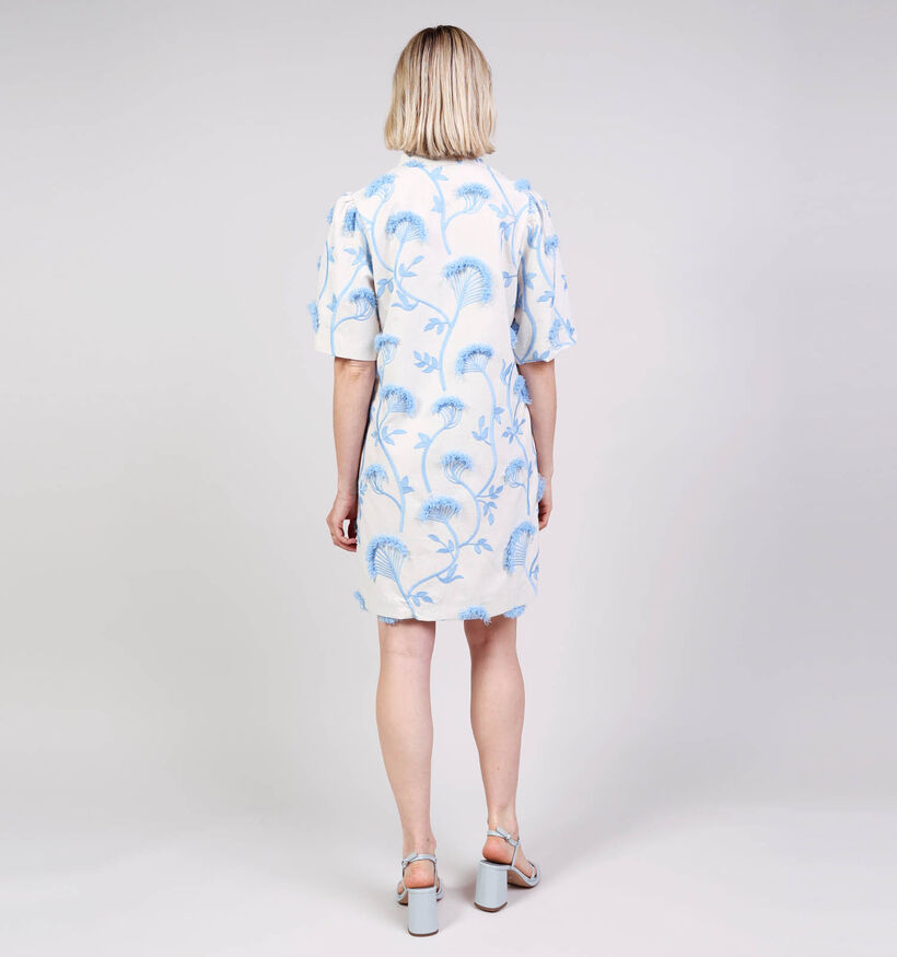 Minus Misja Skyway Blue Ecru/Blauwe Jurk voor dames (371824)