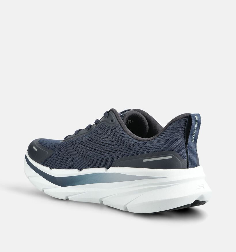 Skechers Go Run Max Cushioning Premier 3 Baskets en Bleu fonc&eacute; pour hommes (375632)