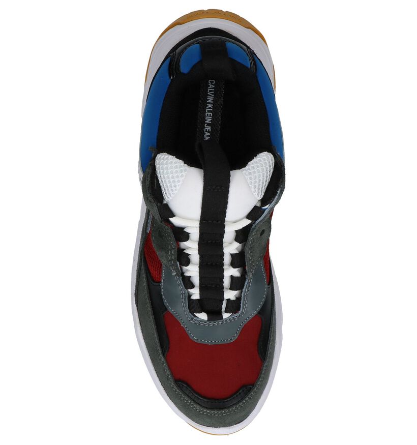 Witte Nineties Sneakers Calvin Klein Maya in daim (250386)