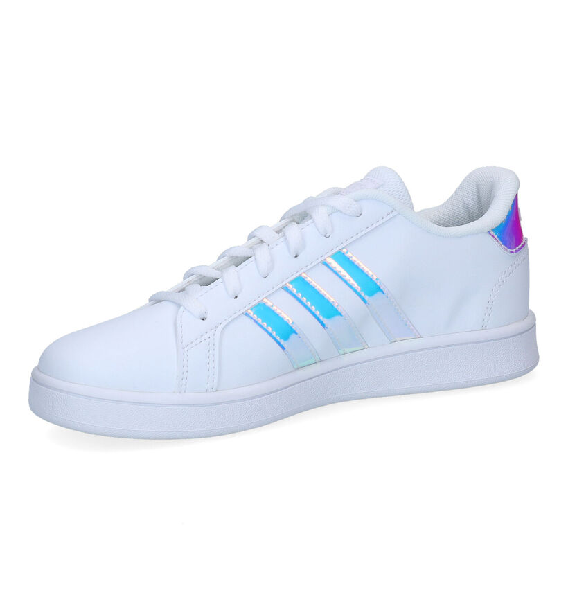 adidas Grand Court Witte Sneakers voor meisjes (299874) - geschikt voor steunzolen