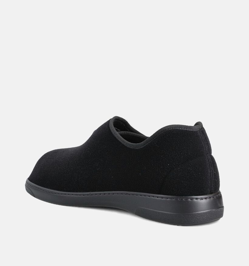 Podowell Athos Zwarte Orthopedische Pantoffels voor heren (342224) - geschikt voor steunzolen