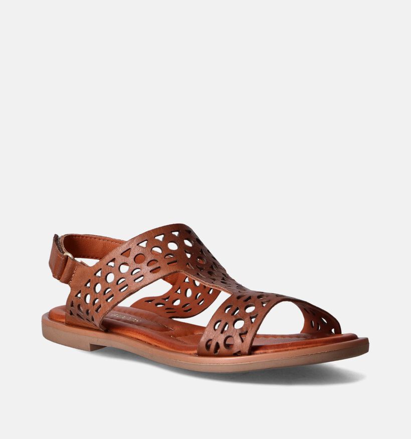 River Woods Aliana Sandales plates en Cognac pour femmes (356797)