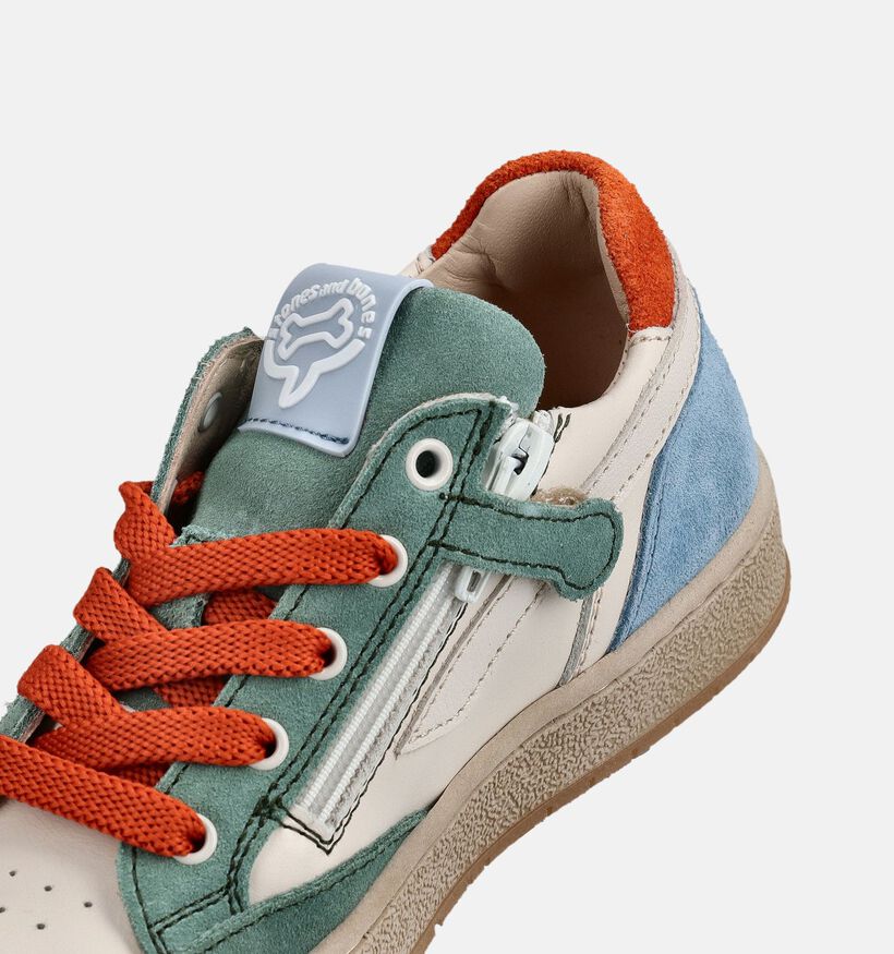 STONES and BONES Logik Witte Sneakers voor jongens (369641) - geschikt voor steunzolen