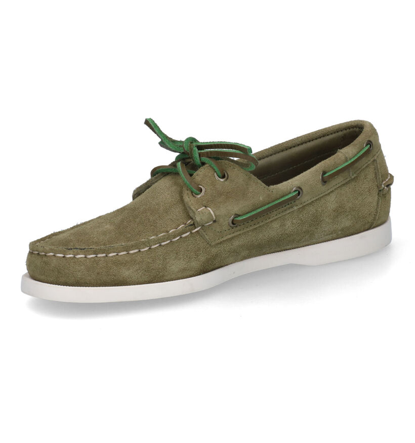 Sebago Dockside Portland Flesh Out Kaki Bootschoenen voor heren (336839)