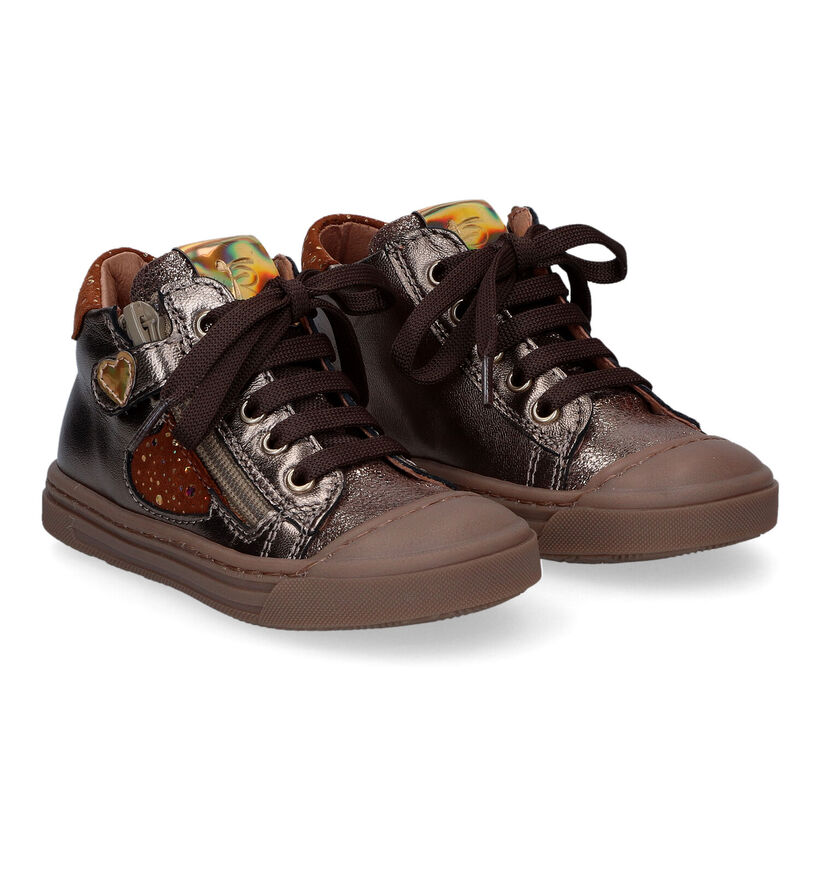 FR by Romagnoli Chaussures pour bébé en Bronze en cuir (314522)