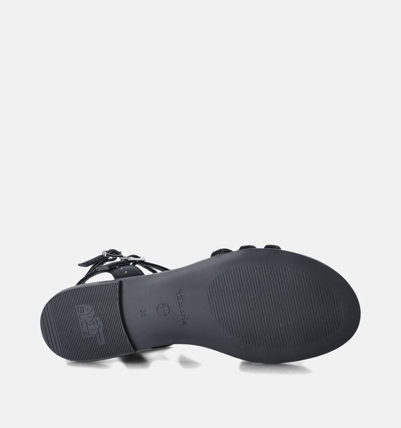 Tamaris Sandales romaines en Noir pour femmes (356934)