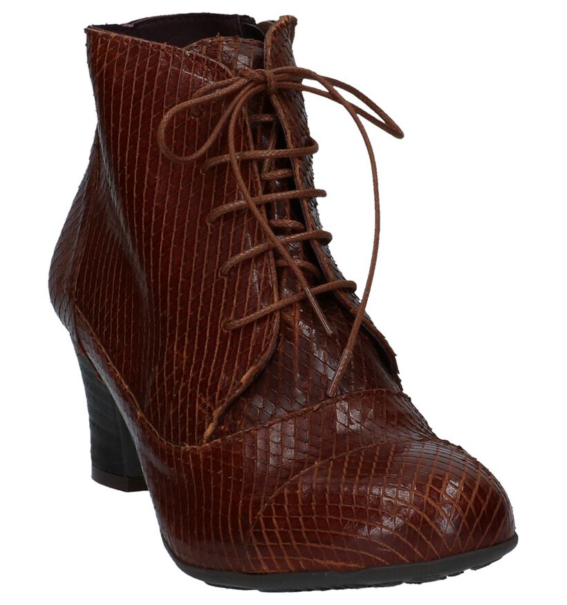 Brako Anatomics Cognac Enkellaarzen in lak (261389)