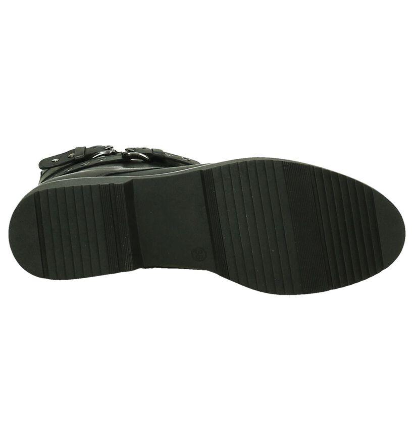 Via Roma Bottines en Noir en cuir (203606)