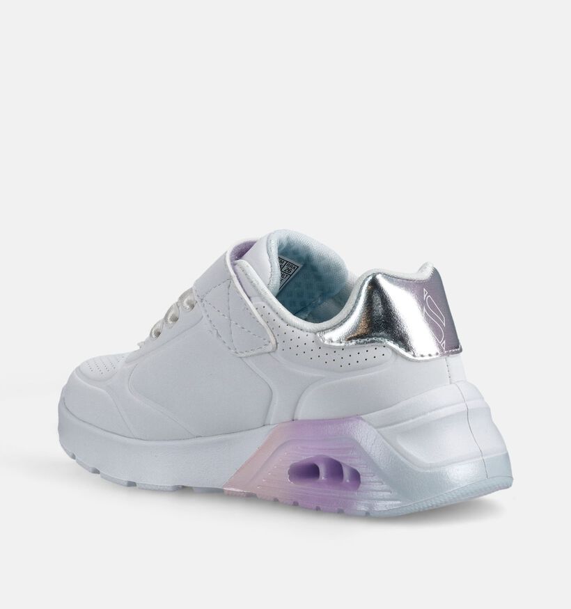 Skechers Uno Lite 2.0 Vivid Metallic Baskets en Blanc pour filles (367525)