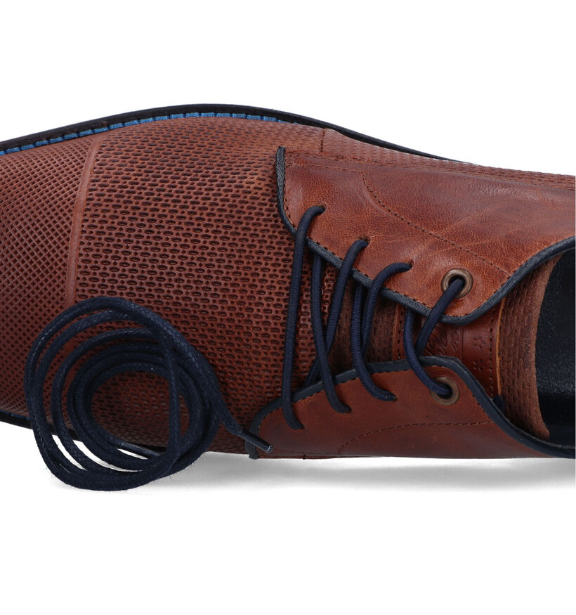 Bullboxer Cognac Geklede Veterschoenen voor heren (331807)