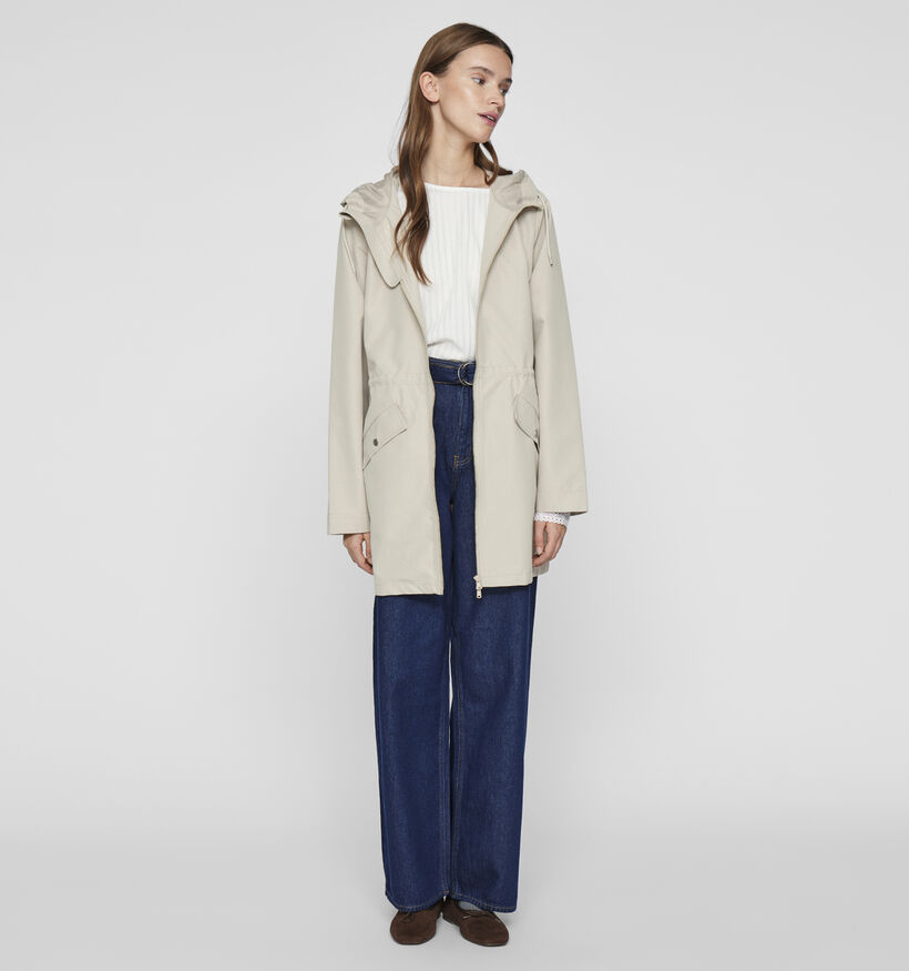 Vila Tally Veste de pluie en Beige pour femmes (351737)