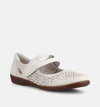 Rieker Chaussures plates Blanc