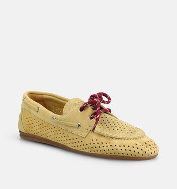 Shoecolate Low Lage schoenen Geel/Beige/Cognac