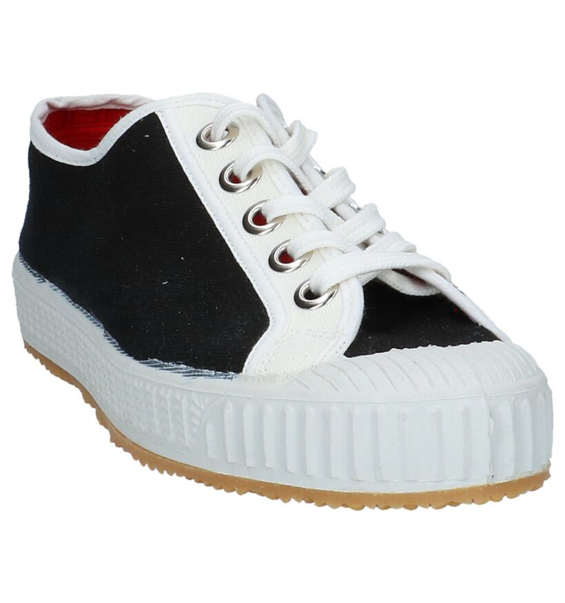 Zwarte Komrads Lenin Sneakers in stof (234044)