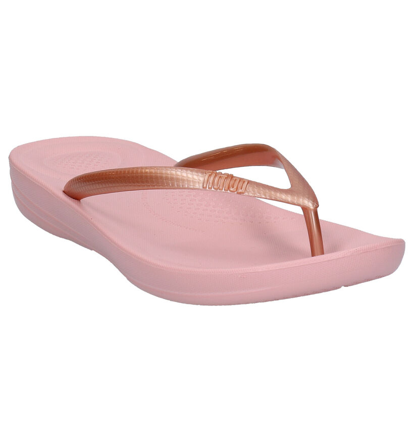 FitFlop Iqushion Ergonomic Roze Teenslippers in kunststof (280239)