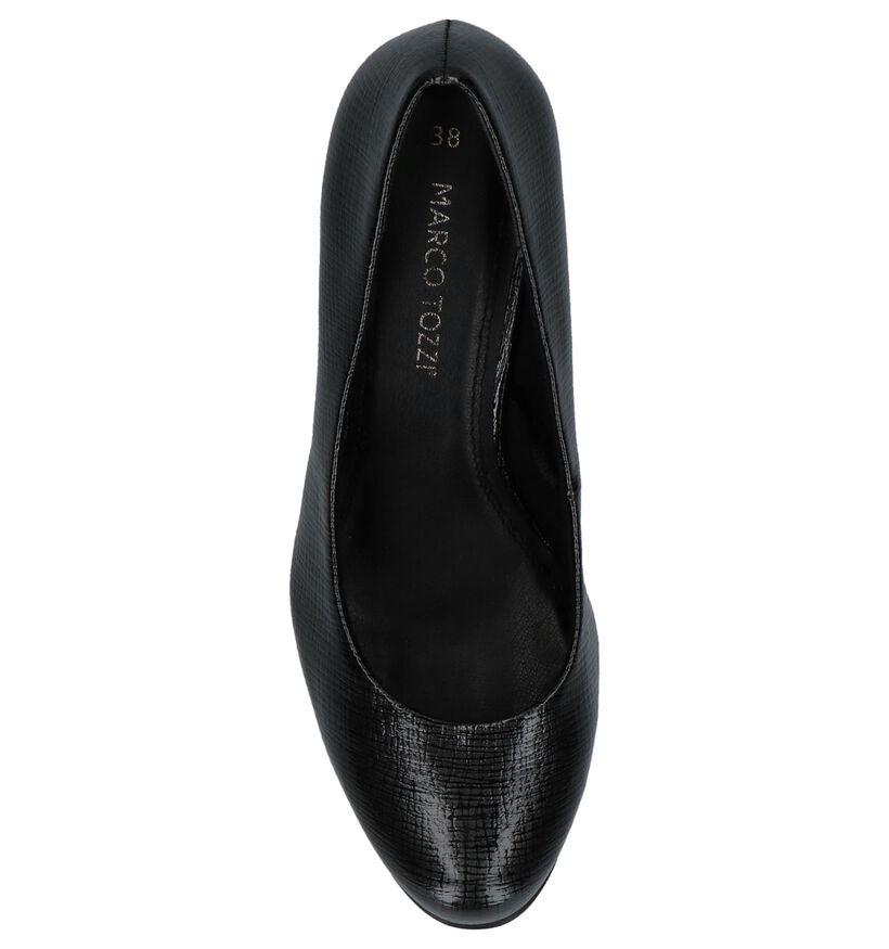 Marco Tozzi Escarpins classique en Gris foncé en cuir verni (226294)