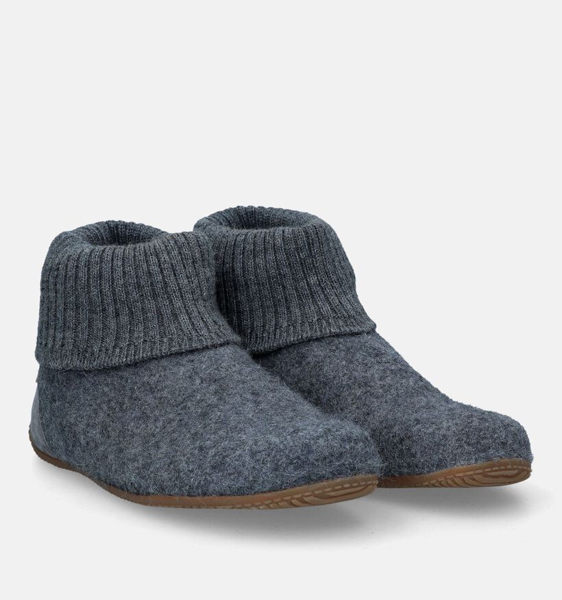 Living Kitzbühel Blauwe Hoge pantoffels voor dames (332438)