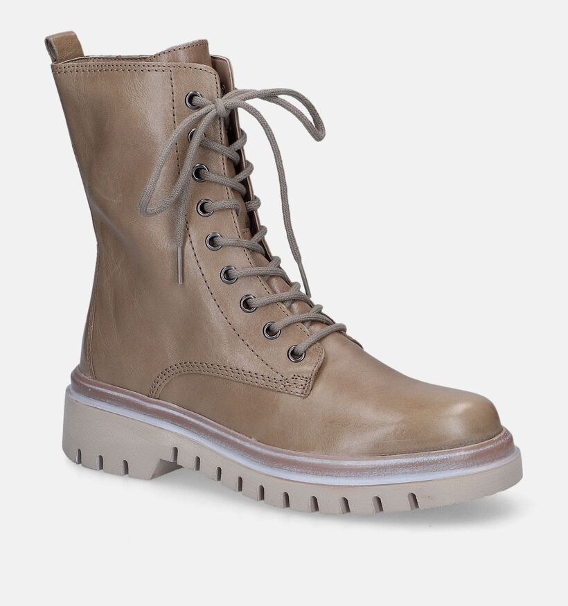 Gabor Best Fitting Bottes en Taupe en cuir (315225)