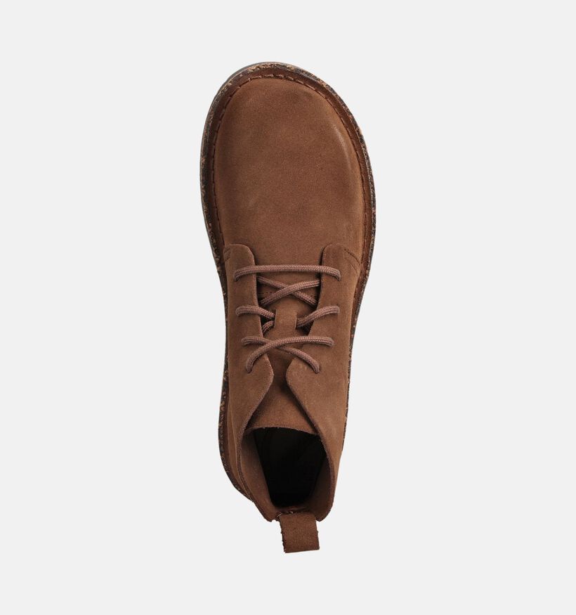 Birkenstock Uppsala Mid Boots à lacets en Marron pour femmes (360251) - pour semelles orthopédiques