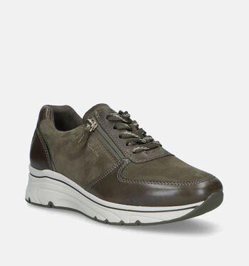 Tamaris Pure Relax Sneakers Goud/Cognac/Bruin/Groen