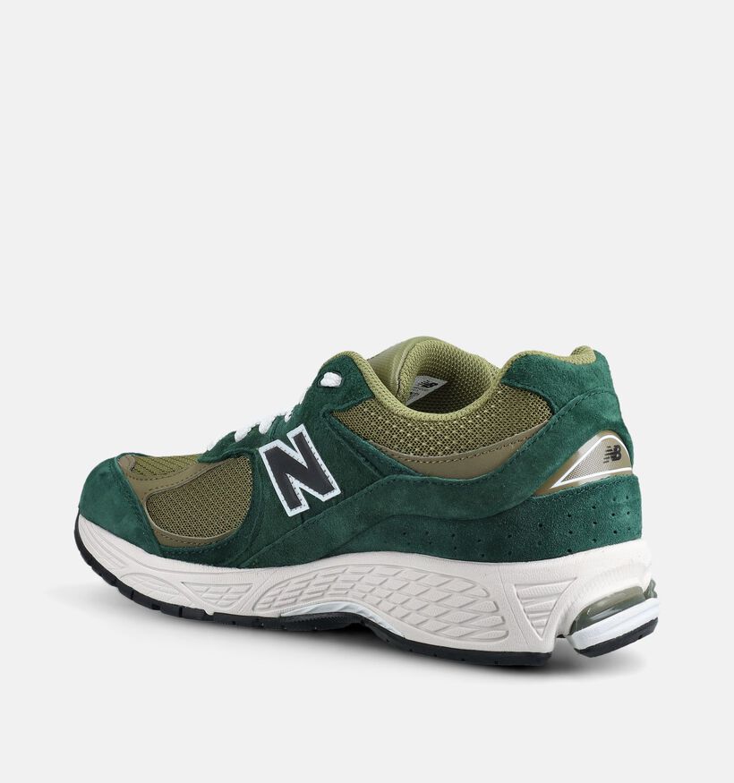 New Balance 2002 Baskets en Vert pour hommes (375121) - pour semelles orthop&eacute;diques