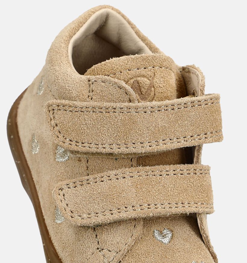 Naturino Cocoon VL Beige Babyschoenen voor meisjes (380197) - geschikt voor steunzolen