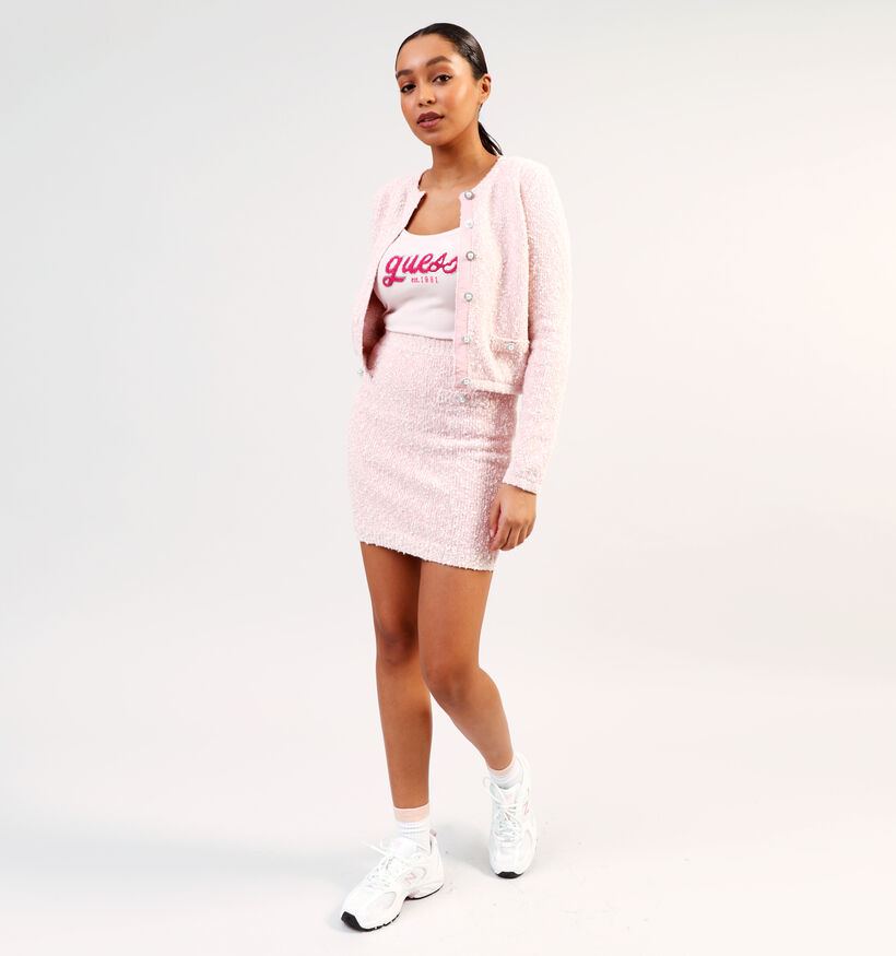 Guess Cardigan en Rose pour femmes (352985)