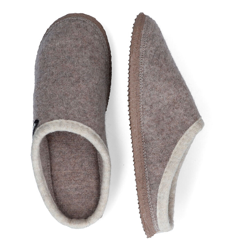 Giesswein Dannheim Pantoufles en Gris en laine (333556)