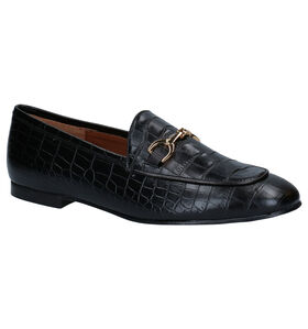 Via Limone Zwarte Loafers in leer (281557)