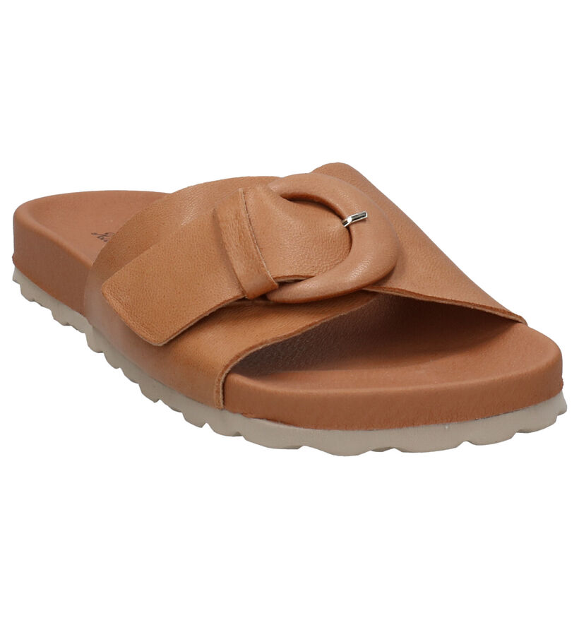 River Woods Nu-pieds en Cognac en cuir (271179)