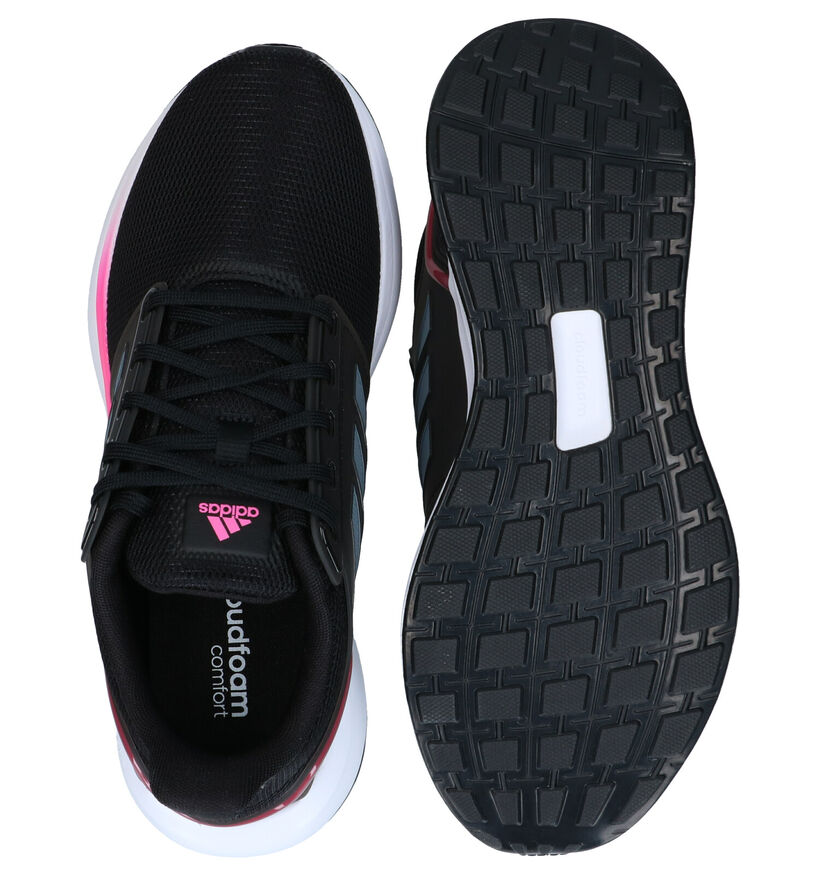 adidas EQ19 Run Zwarte Sneakers in stof (284818)