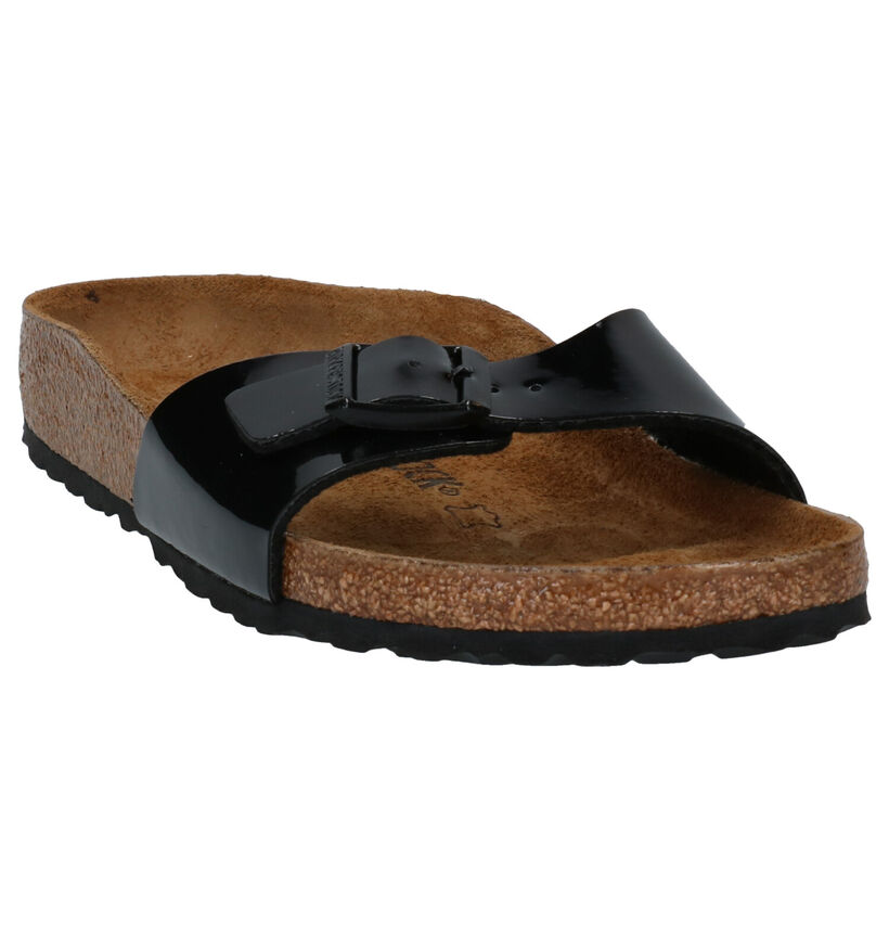 Birkenstock Madrid Nu-pieds en Rouge en simili cuir (322644)