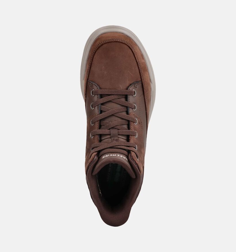 Skechers Sterling Rogan Bruine Slip-ins voor heren (378013) - geschikt voor steunzolen