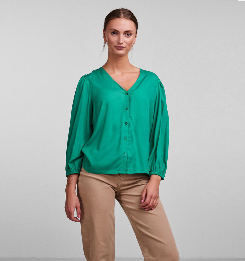 Pieces Krissie Groene Blouse voor dames (335722)