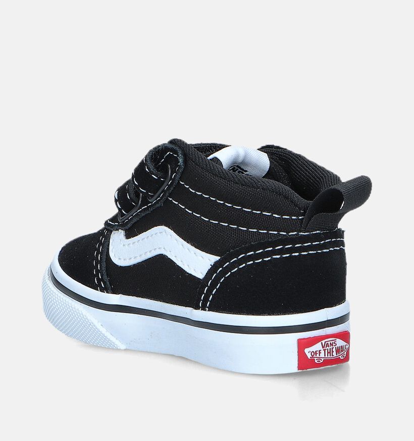 Vans Ward Mid Zwarte Sneakers voor jongens, meisjes (347738)